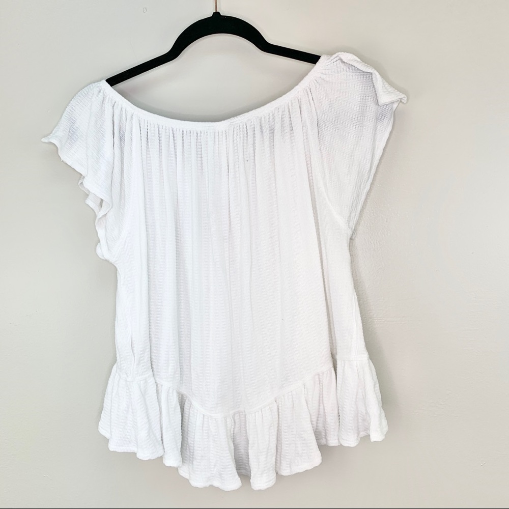 Free People Mint Julep Tee White Size M - Picture 7 of 8